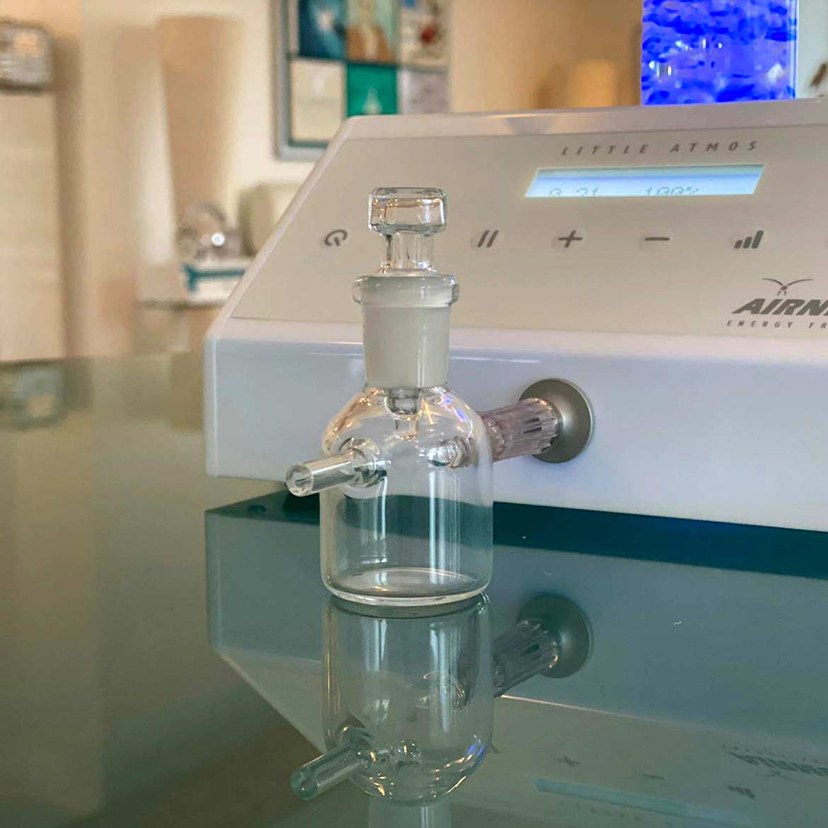 Aromatherapie-Anwendungsbeispiel, Aromaflasche 