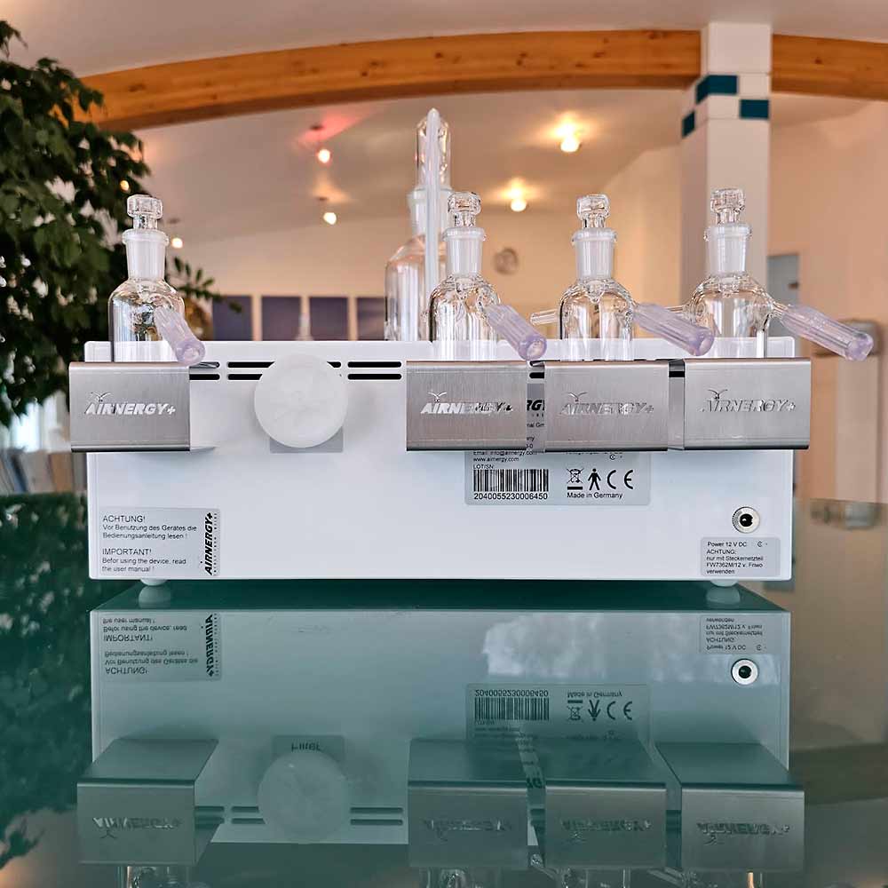 Rückansicht mit Aromaset