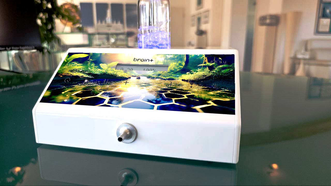 Ordnende hexagonale Molekülstruktur des Wassers 