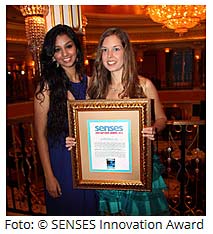 Verleihung SENSES Innovation Award für AIRNERGY, Foto in Dubai